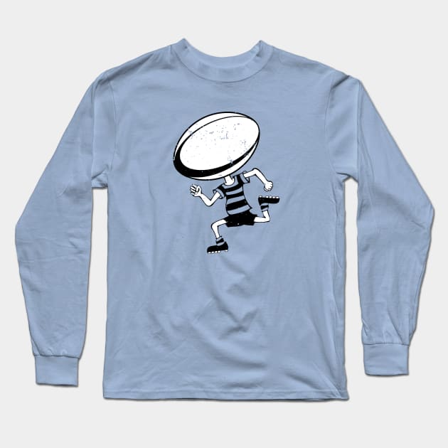 Rugby Boy Long Sleeve T-Shirt by atomguy